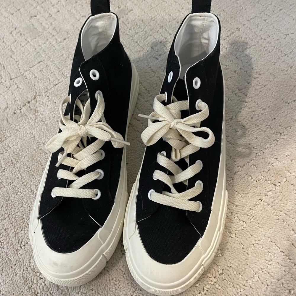 Black High Top Sneakers